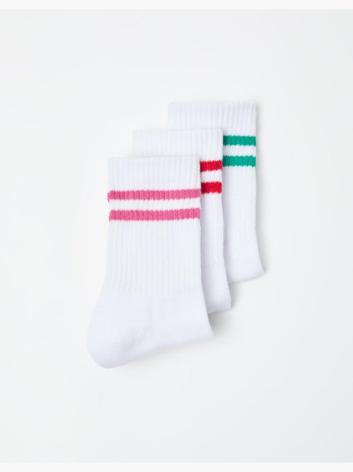 Paquete de 3 pares de calcetines, MO Fashion - Kiabi Paquete de 3 pares de calcetines, MO Fashion - Kiabi