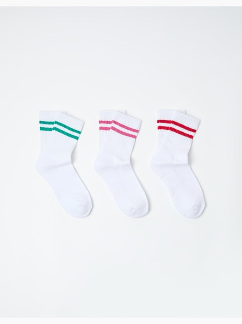 Paquete de 3 pares de calcetines, MO Fashion - Kiabi Paquete de 3 pares de calcetines, MO Fashion - Kiabi