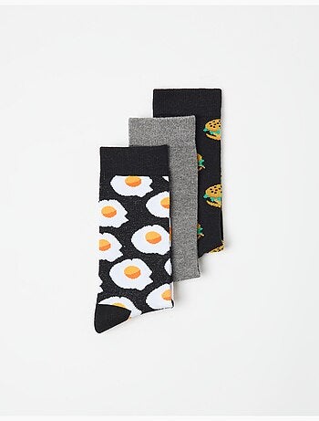 Paquete de 3 pares de calcetines, MO Fashion