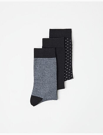 Paquete de 3 pares de calcetines, MO Fashion