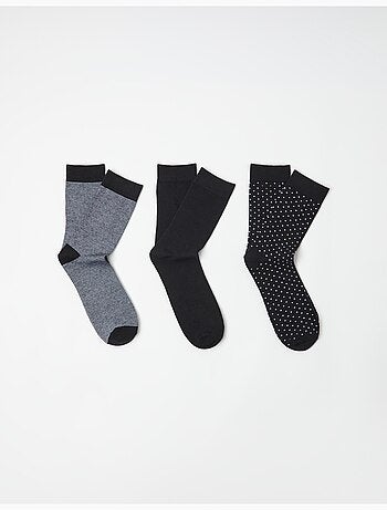 Paquete de 3 pares de calcetines, MO Fashion