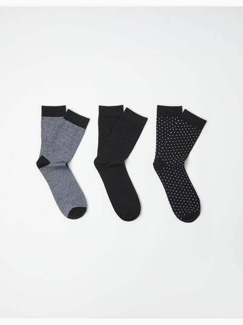 Paquete de 3 pares de calcetines, MO Fashion - Kiabi