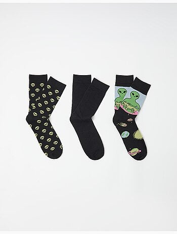 Paquete de 3 pares de calcetines, MO Fashion