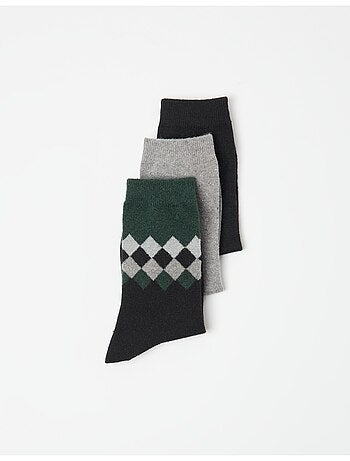 Paquete de 3 pares de calcetines, MO Fashion