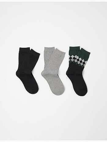 Paquete de 3 pares de calcetines, MO Fashion
