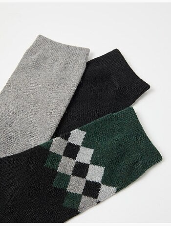 Paquete de 3 pares de calcetines, MO Fashion