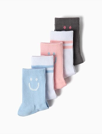 Paquete de 5 pares de calcetines deportivos, mo fashion