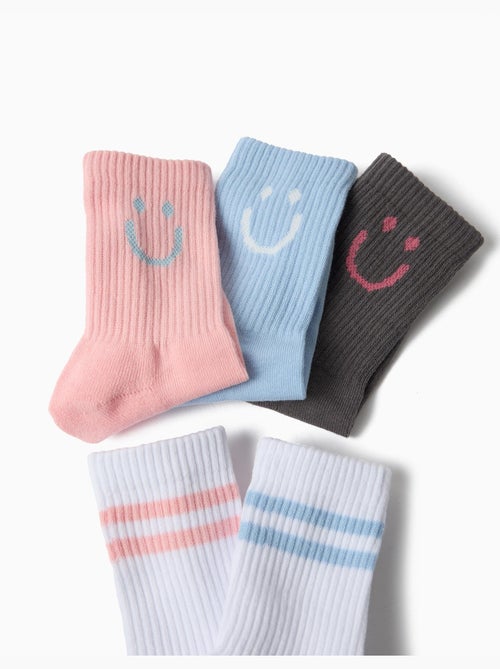 Paquete de 5 pares de calcetines deportivos, mo fashion - Kiabi