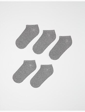 Paquete de 5 pares de calcetines invisibles, MO Fashion