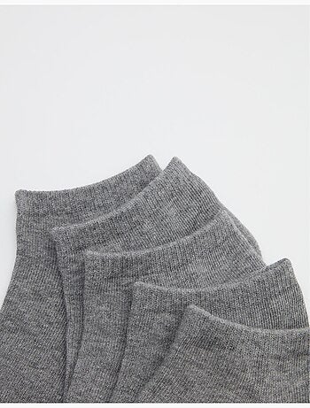 Paquete de 5 pares de calcetines invisibles, MO Fashion