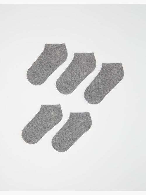 Paquete de 5 pares de calcetines invisibles, MO Fashion - Kiabi