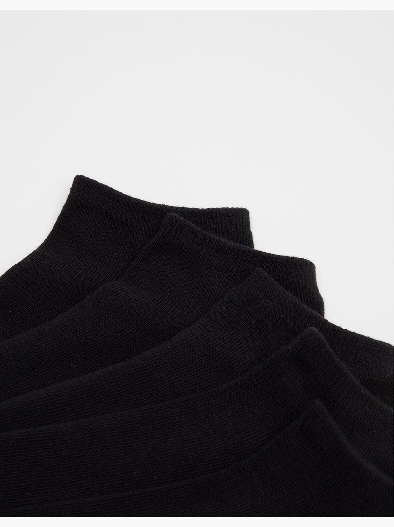 Paquete de 5 pares de calcetines invisibles, MO Fashion Negro - Kiabi