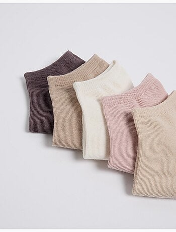 Paquete de 5 pares de calcetines invisibles, MO Fashion