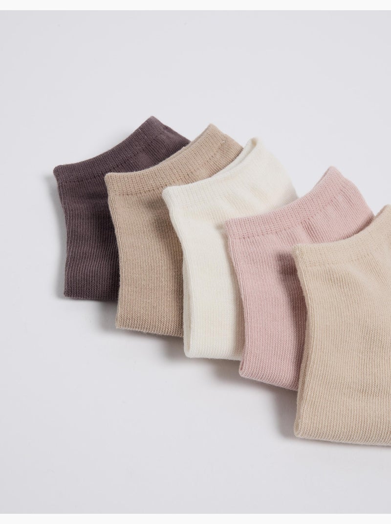 Paquete de 5 pares de calcetines invisibles, MO Fashion Rosa - Kiabi