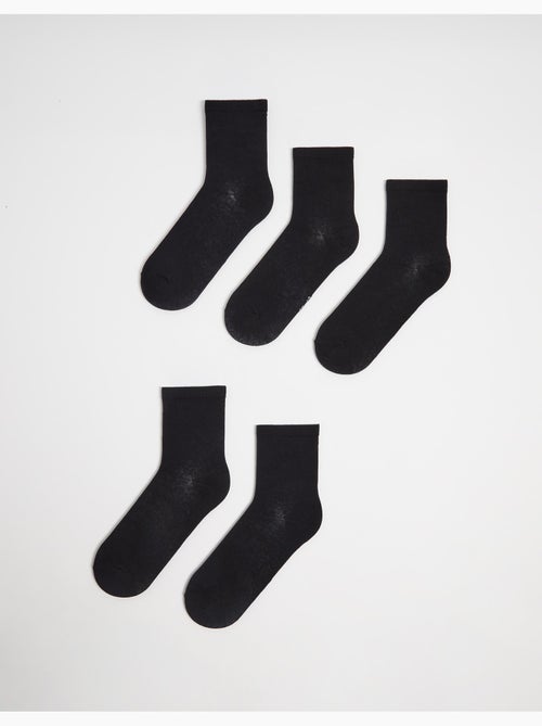 Paquete de 5 pares de calcetines, MO Fashion - Kiabi Paquete de 5 pares de calcetines, MO Fashion - Kiabi