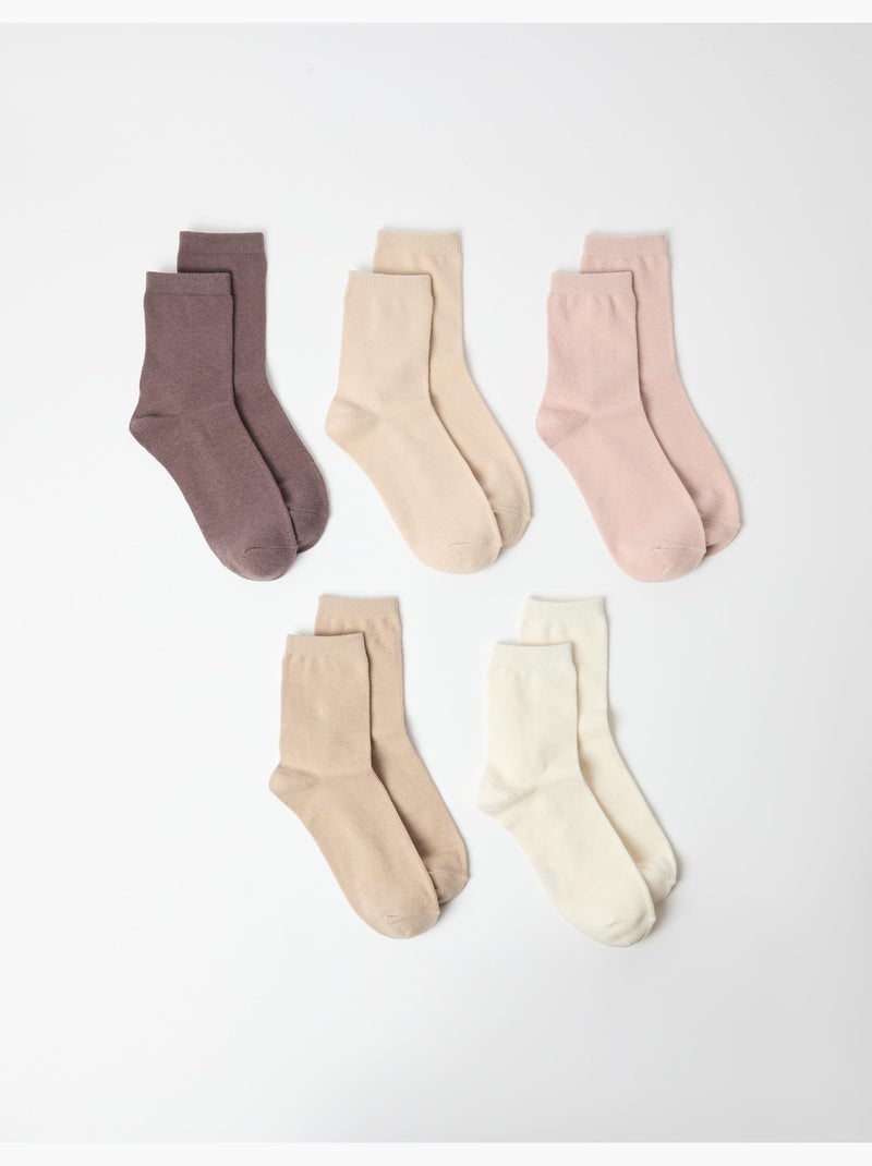 Paquete de 5 pares de calcetines, mo fashion Rosa - Kiabi