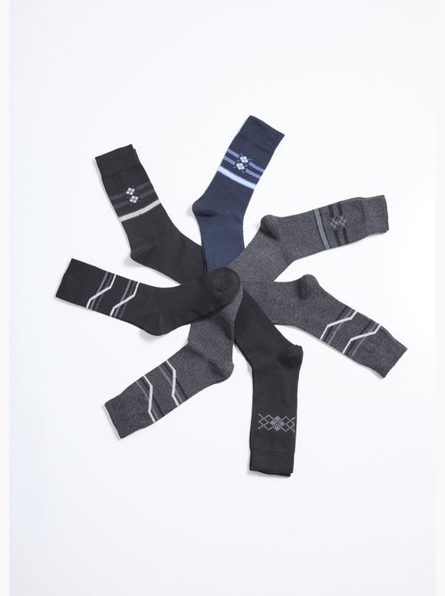Paquete de 7 calcetines elegantes - AFIBEL - Kiabi