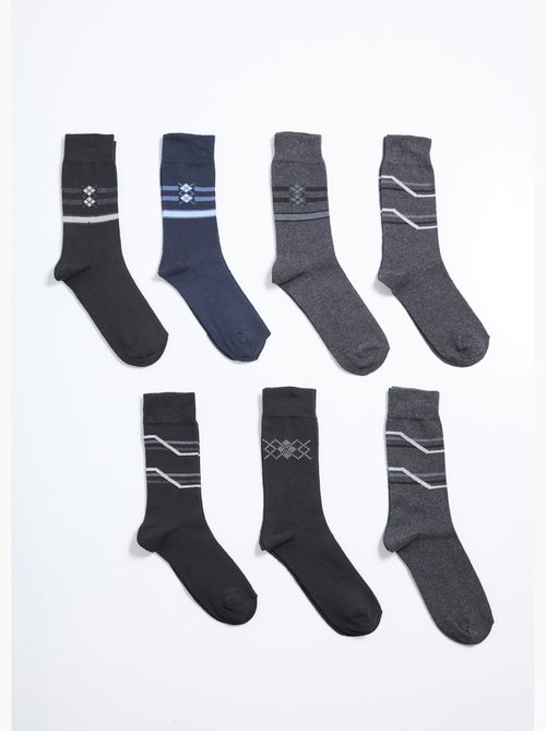 Paquete de 7 calcetines elegantes - AFIBEL - Kiabi