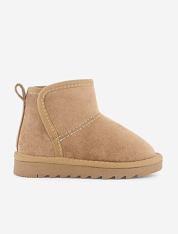 Par de botas forradas de antelina