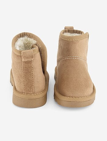 Par de botas forradas de antelina