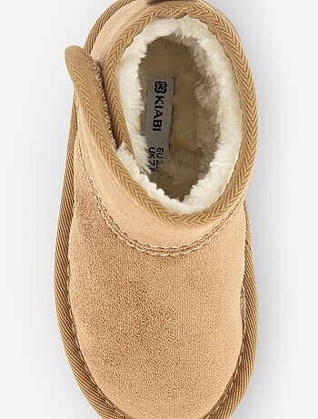 Par de botas forradas de antelina