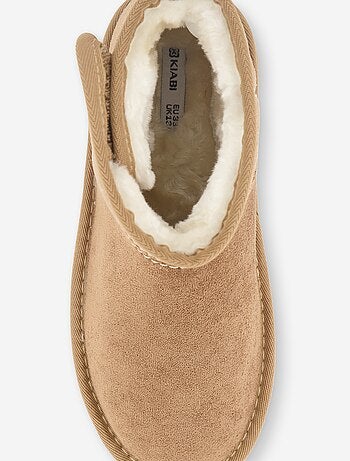 Par de botas forradas de antelina