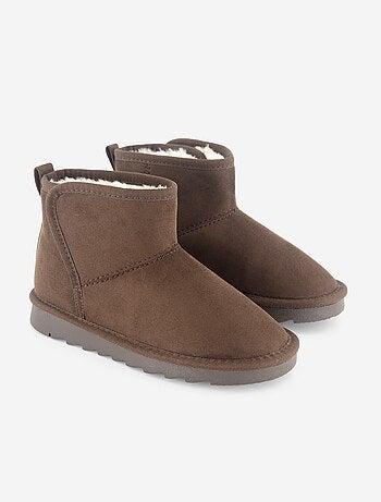 Par de botas forradas de antelina