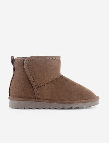 Par de botas forradas de antelina