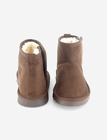 Par de botas forradas de antelina