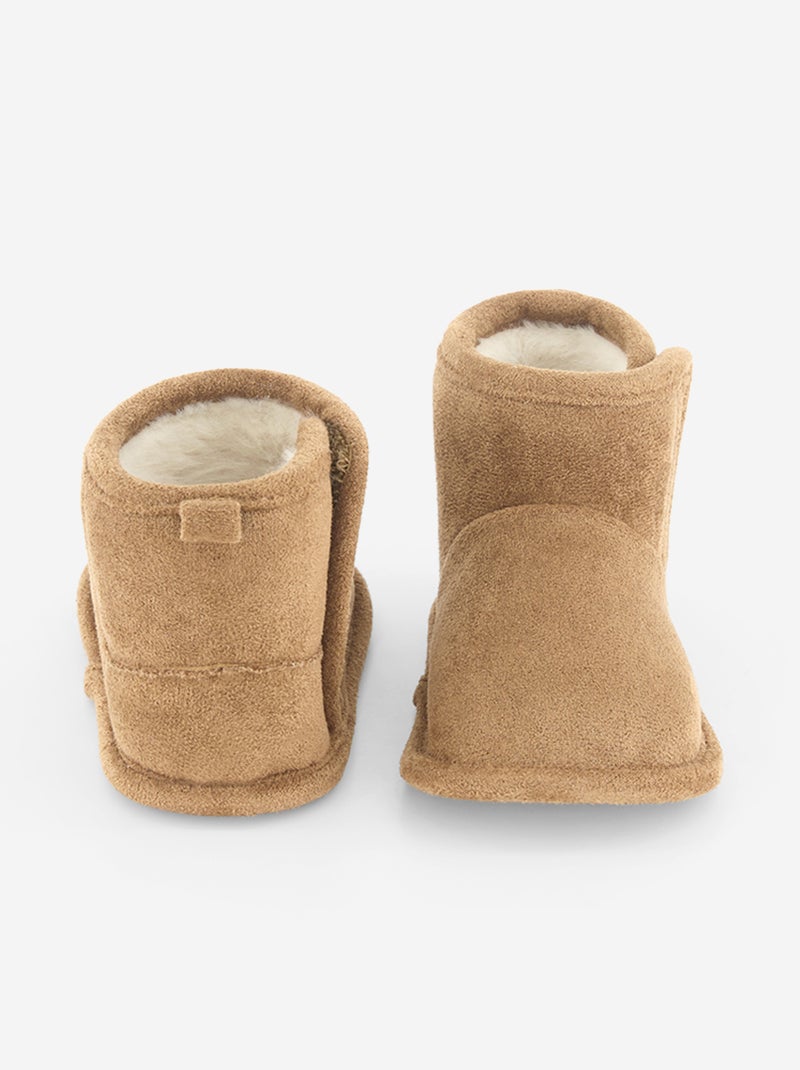Par de botas forradas Marron - Kiabi
