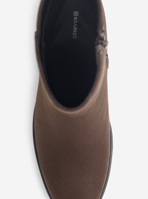 Par de botines de tacón - Kiabi Par de botines de tacón - Kiabi