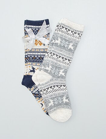 Par de calcetines de 'Navidad' - Kiabi