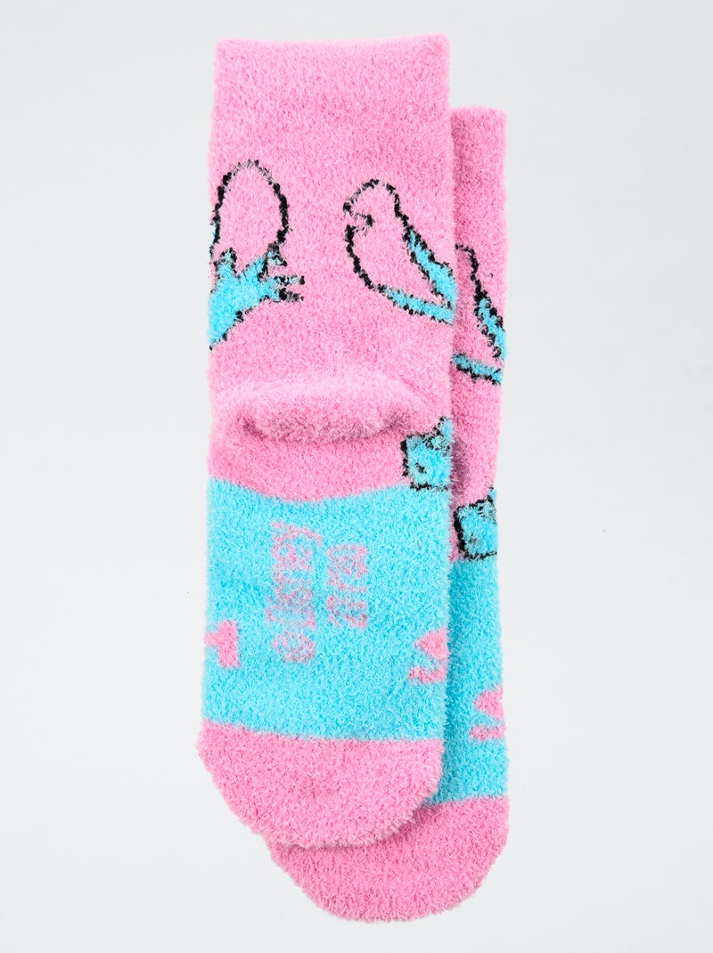 Par de calcetines 'Disney' 'Stitch' de algodón Rosa - Kiabi