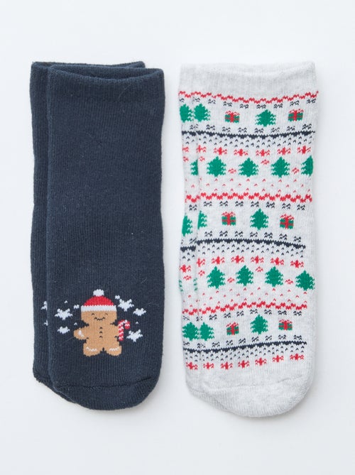 Par de calcetines fantasía antideslizantes - Kiabi