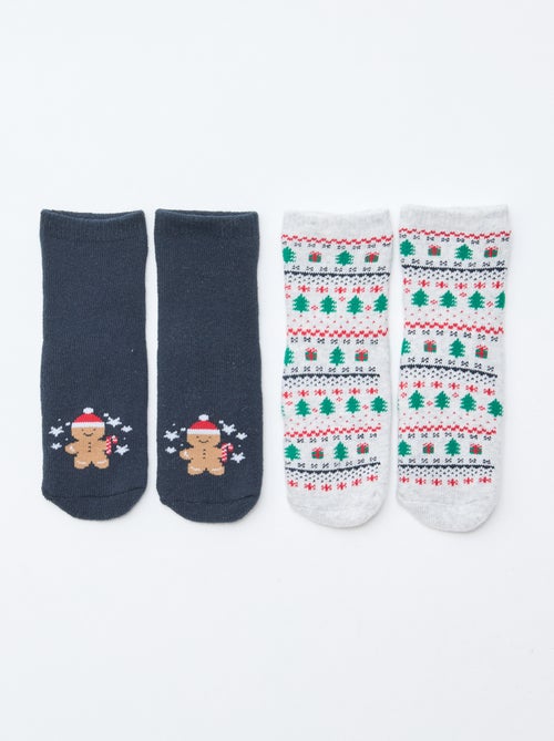 Par de calcetines fantasía antideslizantes - Kiabi