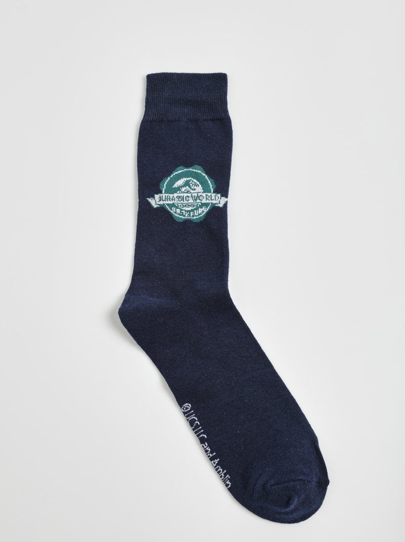 Par de calcetines, Jurassic World - AFIBEL Azul marino - Kiabi