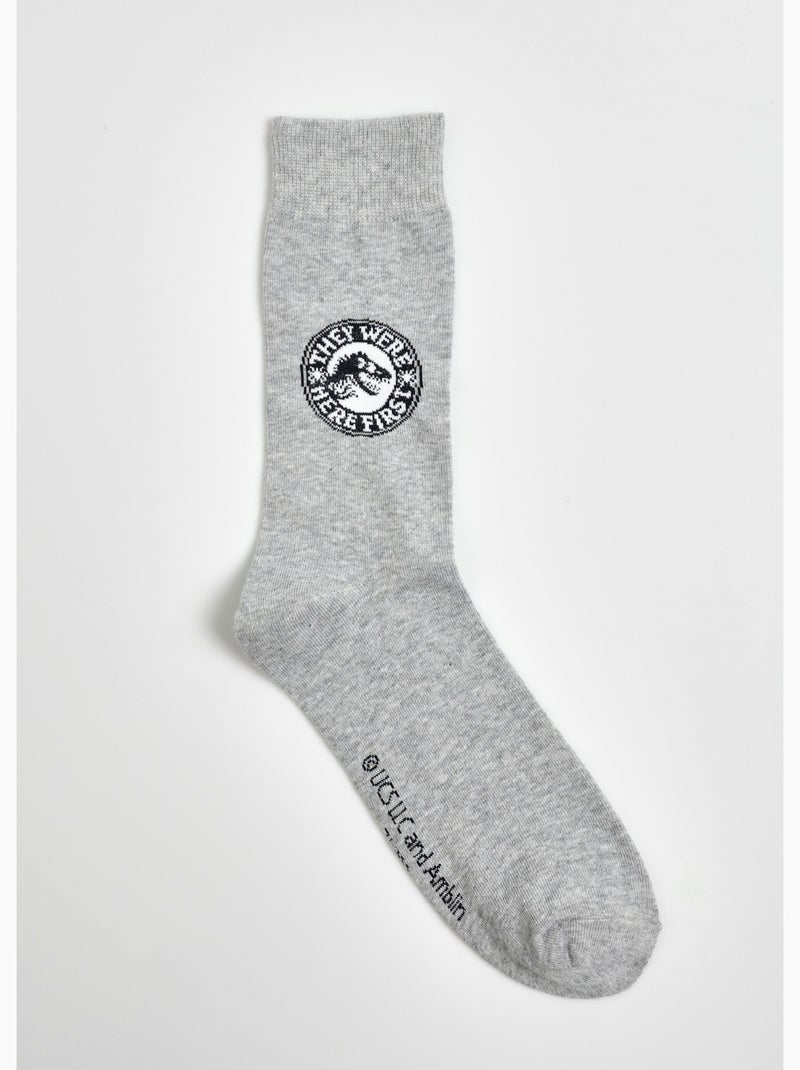 Par de calcetines, Jurassic World - AFIBEL Gris - Kiabi
