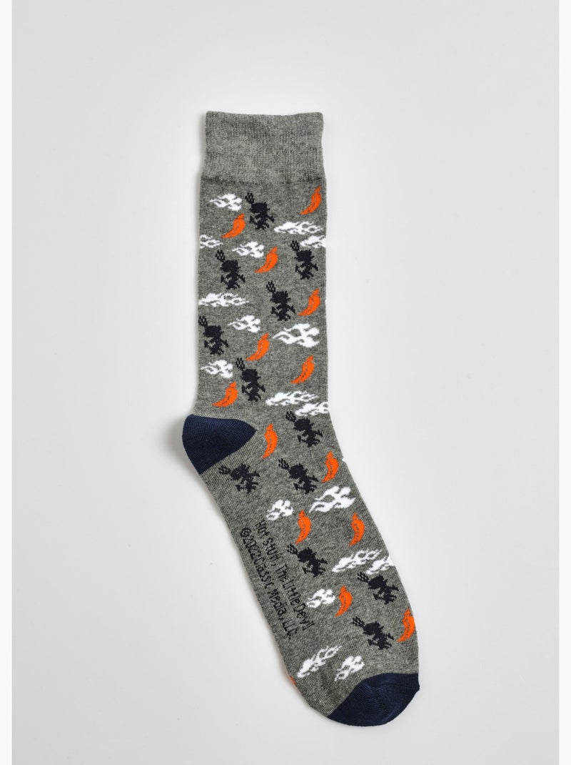 Par de calcetines, licencia Hot Stuff - AFIBEL Gris claro - Kiabi