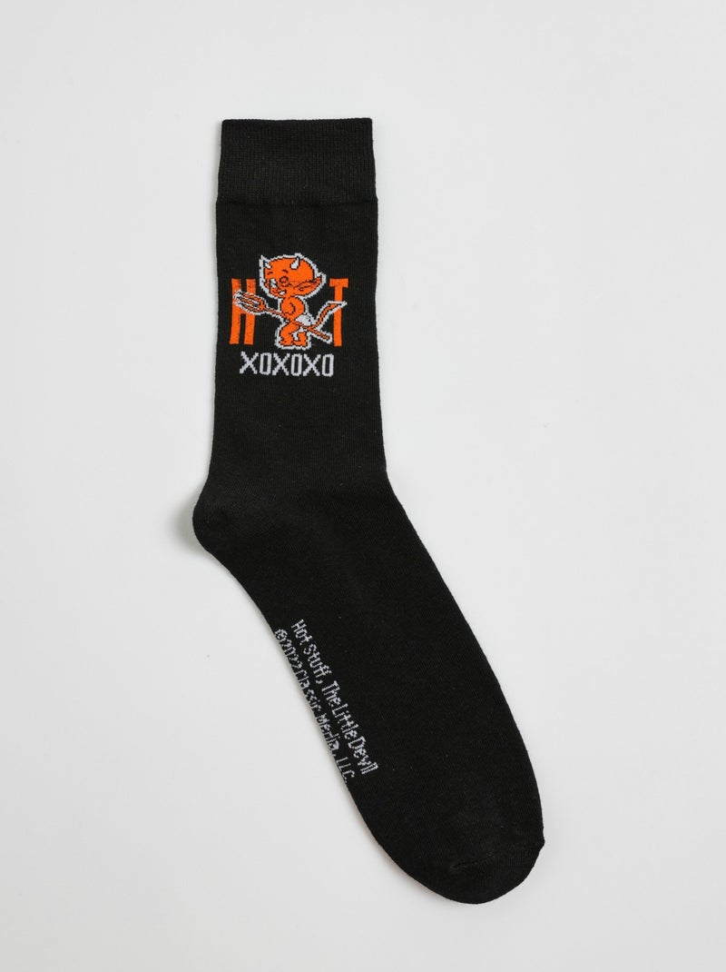 Par de calcetines, licencia Hot Stuff - AFIBEL Negro - Kiabi