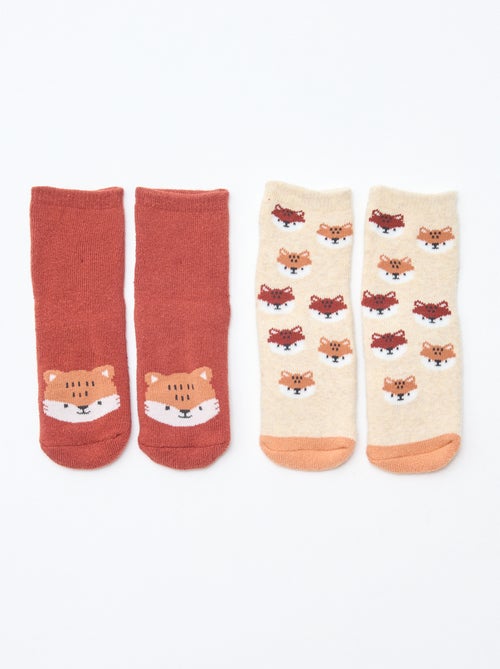 Par de calcetines originales antideslizantes - Kiabi