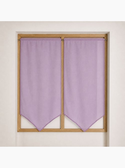 Par de cortinas bajas y puntiagudas - Kiabi Par de cortinas bajas y puntiagudas - Kiabi