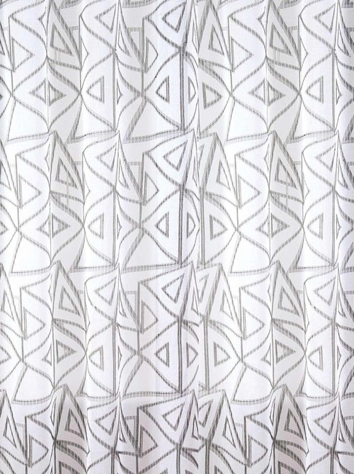 Par de cortinas con motivos triangulares - Kiabi