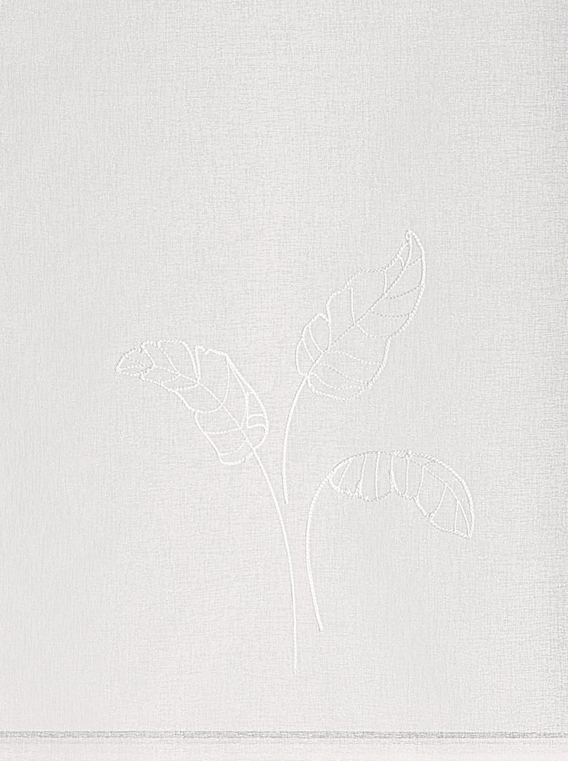 Par de cortinas de hoja de plátano Blanco - Kiabi