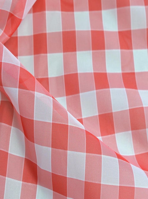 Par de cortinas de mujer con cuadros normandos - Kiabi