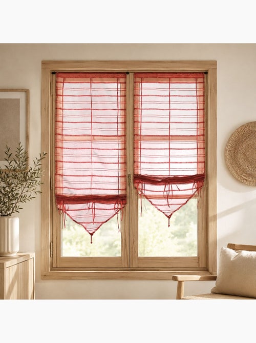Par de cortinas ligeras ajustables - Kiabi