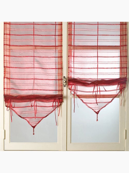 Par de cortinas ligeras ajustables - Kiabi