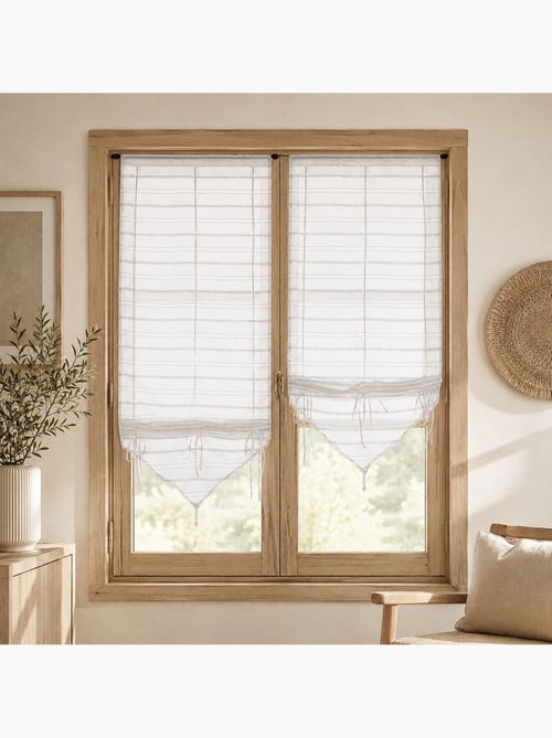 Par de cortinas ligeras ajustables - Kiabi Par de cortinas ligeras ajustables - Kiabi