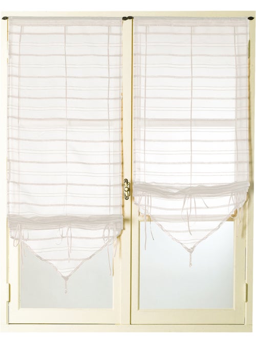 Par de cortinas ligeras ajustables - Kiabi Par de cortinas ligeras ajustables - Kiabi
