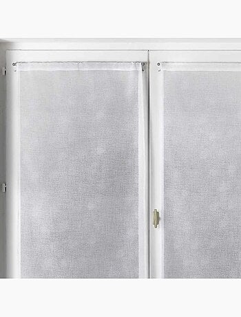 Par de cortinas ligeras con estampado de lunares plateados