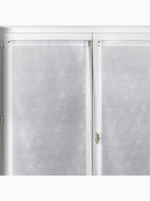 Par de cortinas ligeras con estampado de lunares plateados - Kiabi Par de cortinas ligeras con estampado de lunares plateados - Kiabi